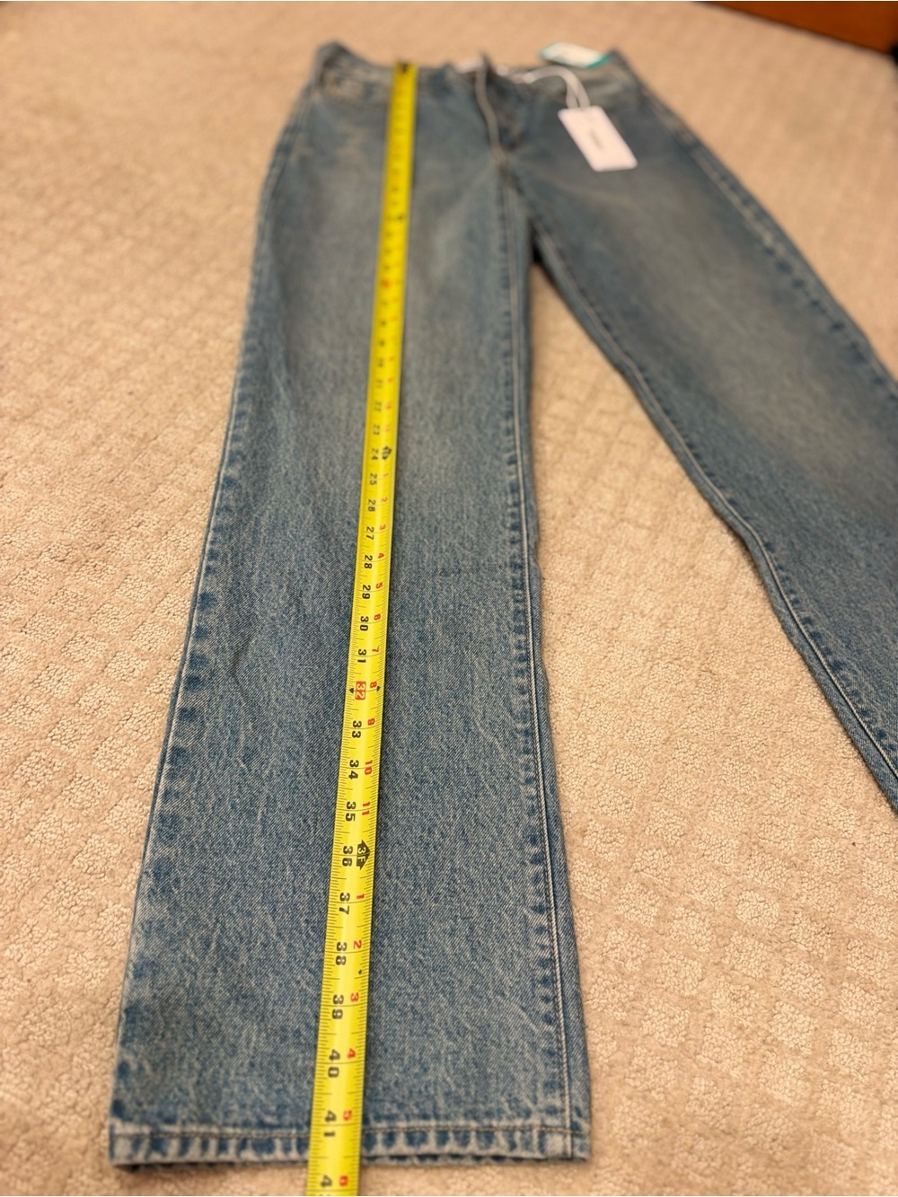 Just Black Denim NWT Relaxed Straight Jeans Medium Denim Women's 25 Stitch Fix - Picture 5 of 7